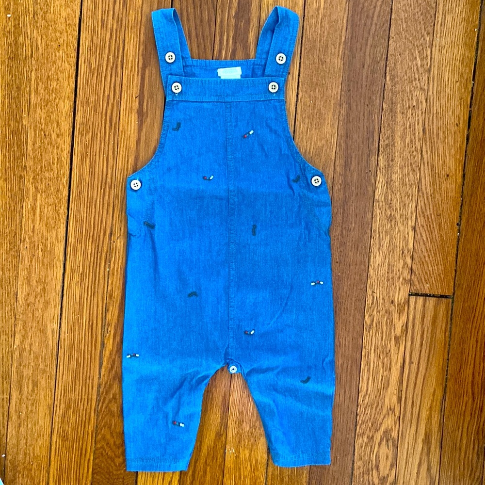 Mamas & Papas blue Denim overall 9-12Months new